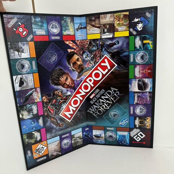 Monopoly Wakanda Forever Black Panther 2022 Game Board Replacement, Display - Picture 2 of 3
